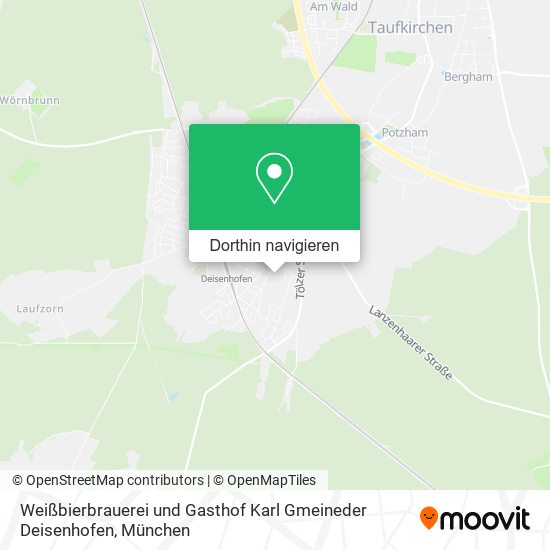 Weißbierbrauerei und Gasthof Karl Gmeineder Deisenhofen Karte