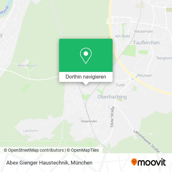Abex Gienger Haustechnik Karte