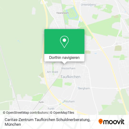 Caritas-Zentrum Taufkirchen Schuldnerberatung Karte