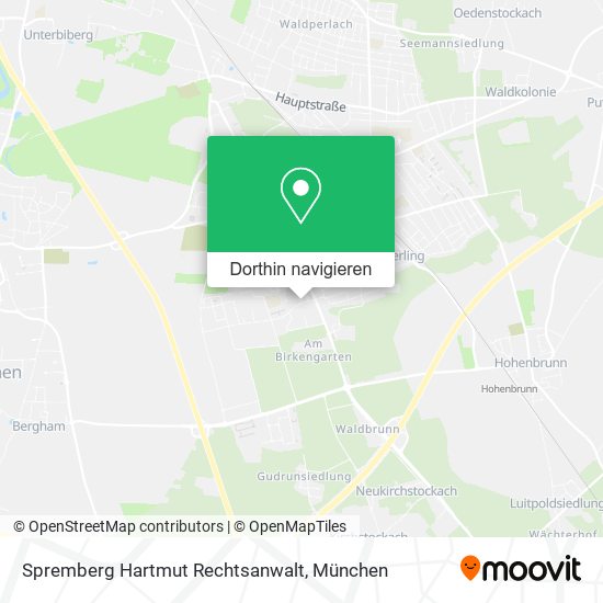 Spremberg Hartmut Rechtsanwalt Karte