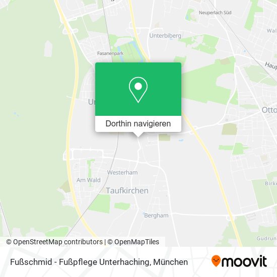 Fußschmid - Fußpflege Unterhaching Karte