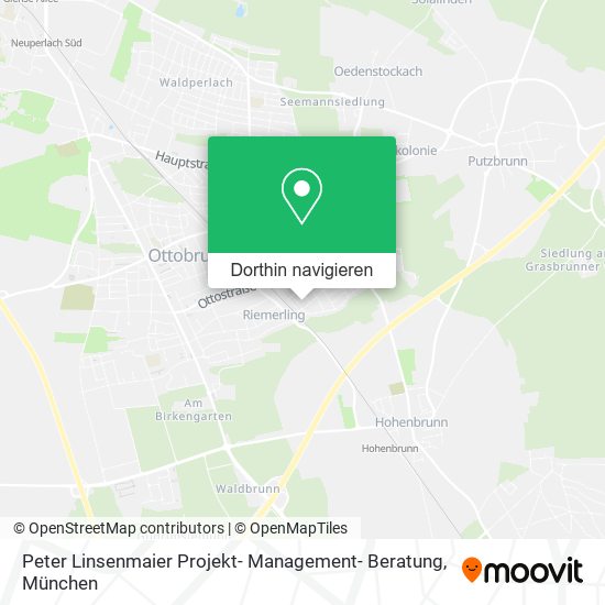 Peter Linsenmaier Projekt- Management- Beratung Karte