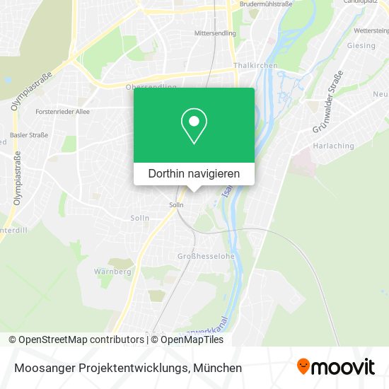 Moosanger Projektentwicklungs Karte
