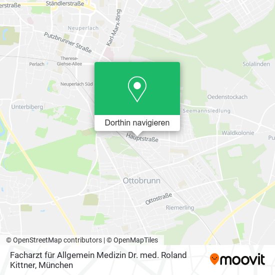 Facharzt für Allgemein Medizin Dr. med. Roland Kittner Karte
