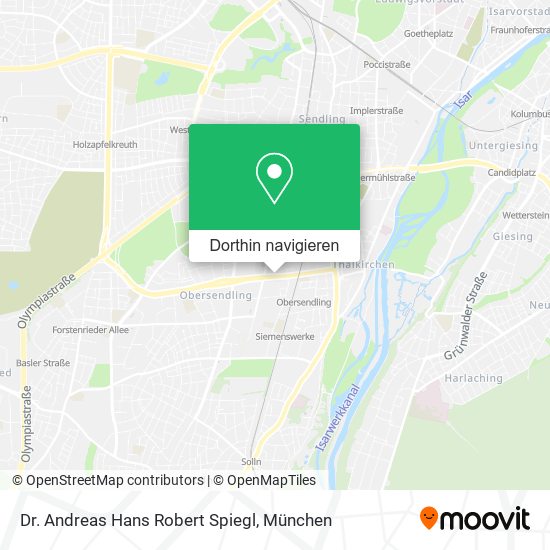 Dr. Andreas Hans Robert Spiegl Karte