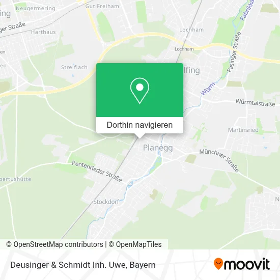 Deusinger & Schmidt Inh. Uwe Karte