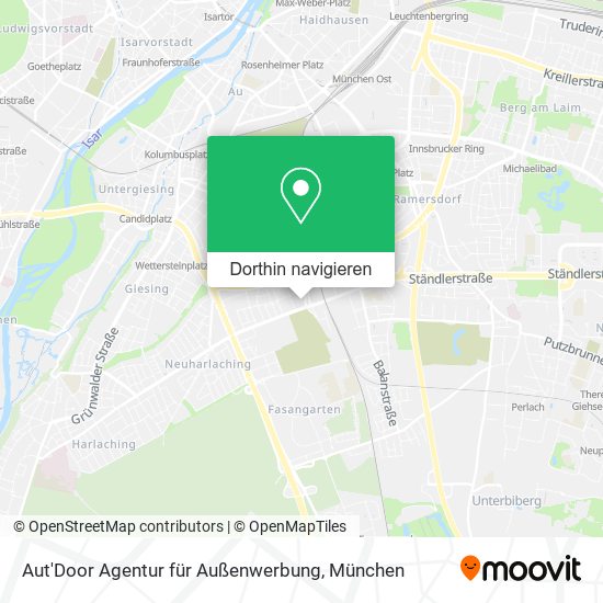 Aut'Door Agentur für Außenwerbung Karte