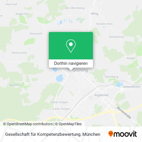 Gesellschaft für Kompetenzbewertung Karte
