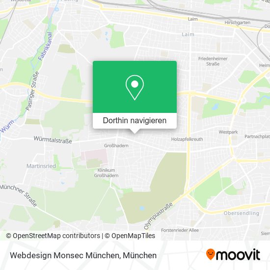 Webdesign Monsec München Karte