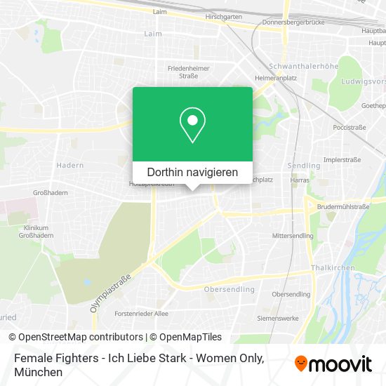 Female Fighters - Ich Liebe Stark - Women Only Karte
