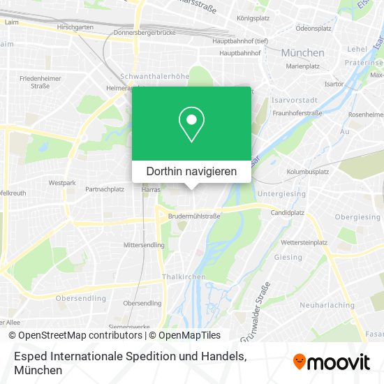 Esped Internationale Spedition und Handels Karte