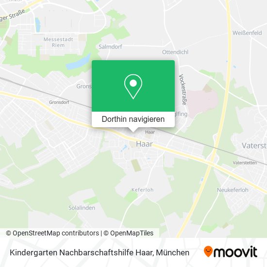 Kindergarten Nachbarschaftshilfe Haar Karte