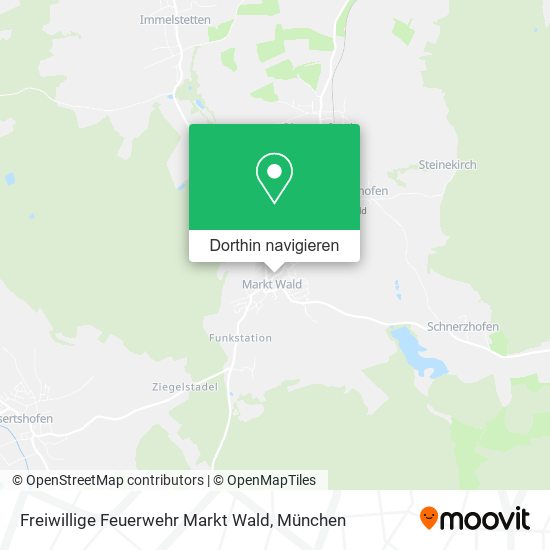 Freiwillige Feuerwehr Markt Wald Karte