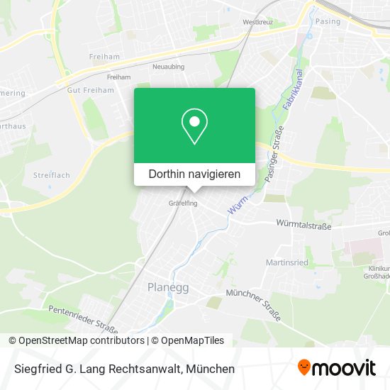 Siegfried G. Lang Rechtsanwalt Karte