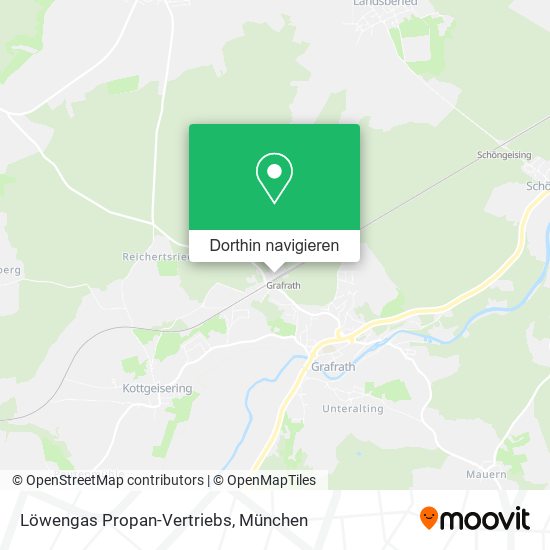 Löwengas Propan-Vertriebs Karte