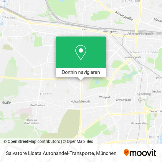Salvatore Licata Autohandel-Transporte Karte
