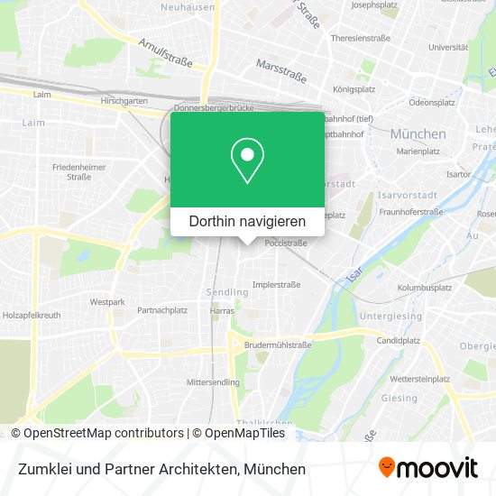 Zumklei und Partner Architekten Karte