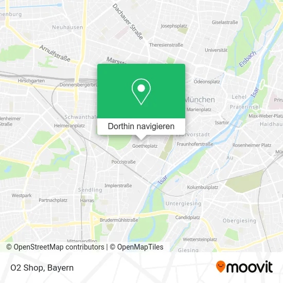 O2 Shop Karte