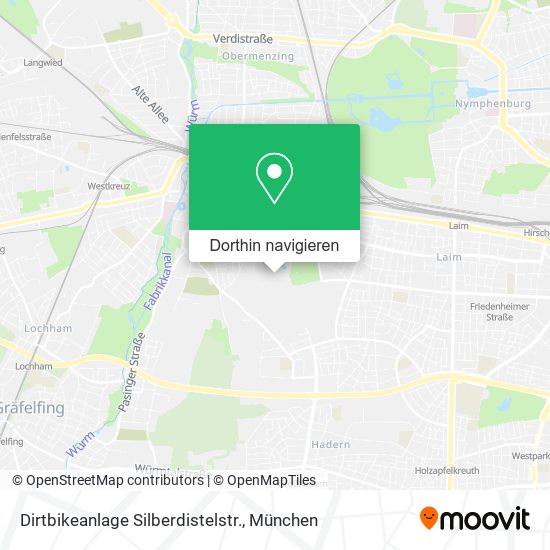 Dirtbikeanlage Silberdistelstr. Karte