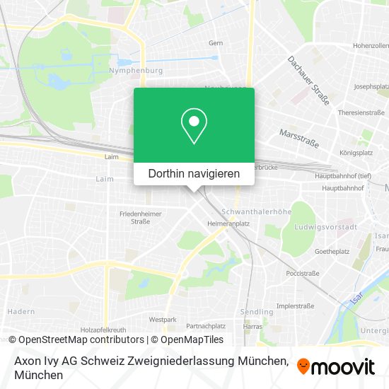 Axon Ivy AG Schweiz Zweigniederlassung München Karte