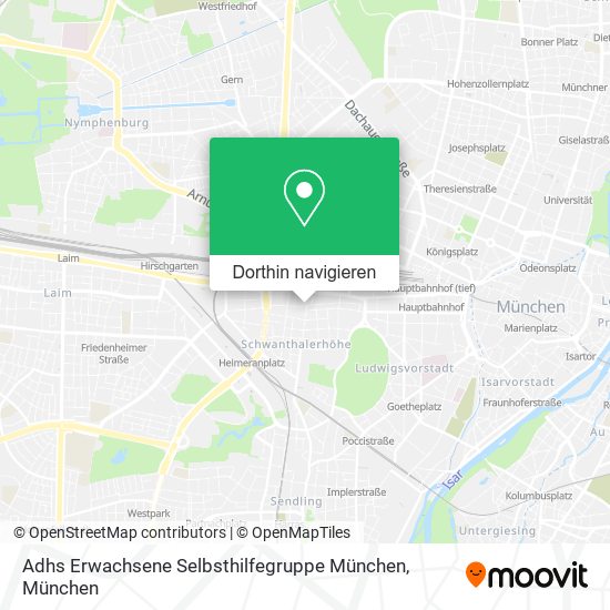 Adhs Erwachsene Selbsthilfegruppe München Karte