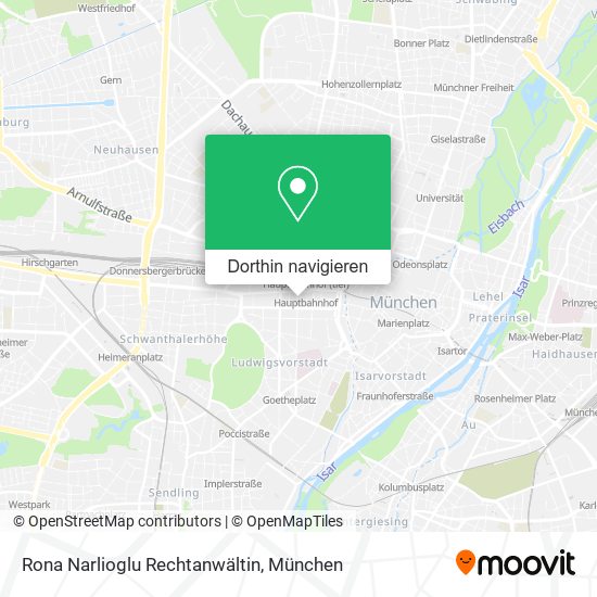 Rona Narlioglu Rechtanwältin Karte