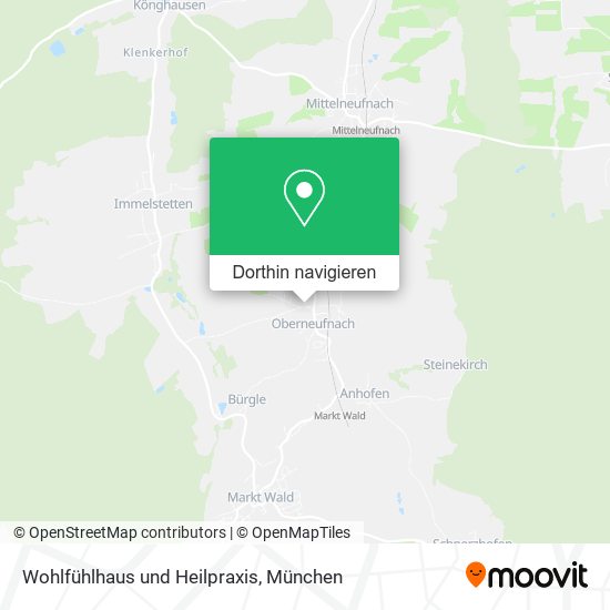 Wohlfühlhaus und Heilpraxis Karte