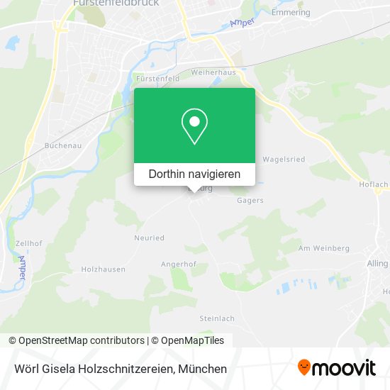 Wörl Gisela Holzschnitzereien Karte