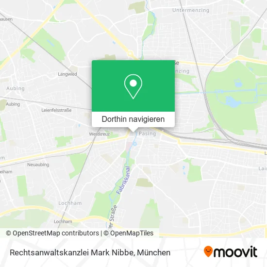 Rechtsanwaltskanzlei Mark Nibbe Karte