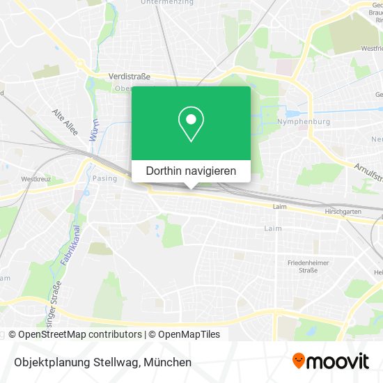 Objektplanung Stellwag Karte