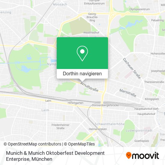 Munich & Munich Oktoberfest Development Enterprise Karte