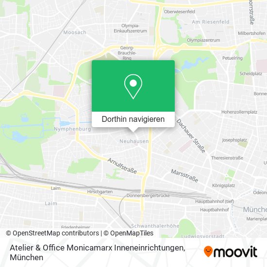 Atelier & Office Monicamarx Inneneinrichtungen Karte