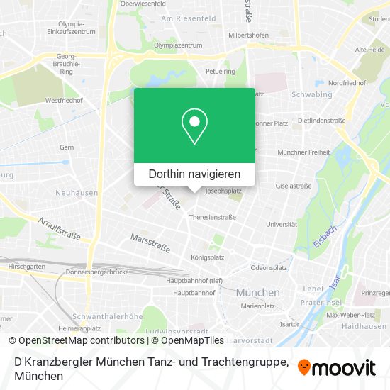 D'Kranzbergler München Tanz- und Trachtengruppe Karte