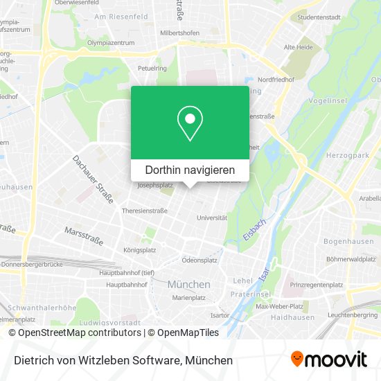 Dietrich von Witzleben Software Karte