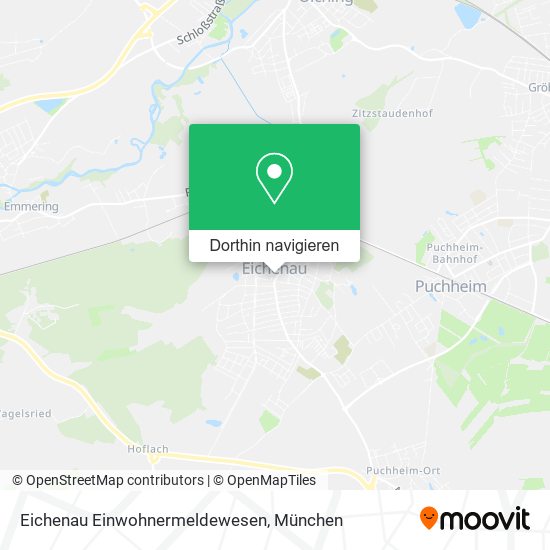 Eichenau Einwohnermeldewesen Karte