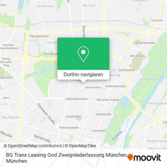 BG Trans Leasing Ood Zweigniederlassung München Karte