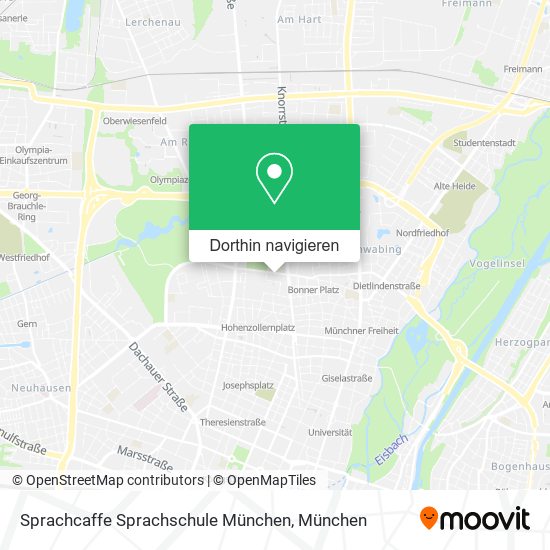 Sprachcaffe Sprachschule München Karte