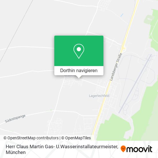 Herr Claus Martin Gas- U.Wasserinstallateurmeister Karte