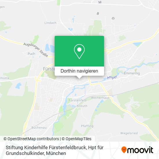 Stiftung Kinderhilfe Fürstenfeldbruck, Hpt für Grundschulkinder Karte