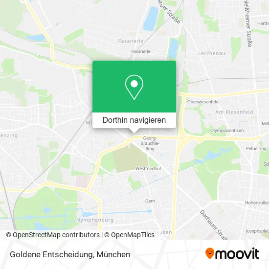 Goldene Entscheidung Karte