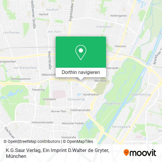 K.G.Saur Verlag, Ein Imprint D.Walter de Gryter Karte
