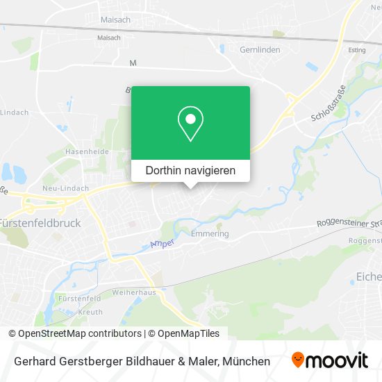 Gerhard Gerstberger Bildhauer & Maler Karte