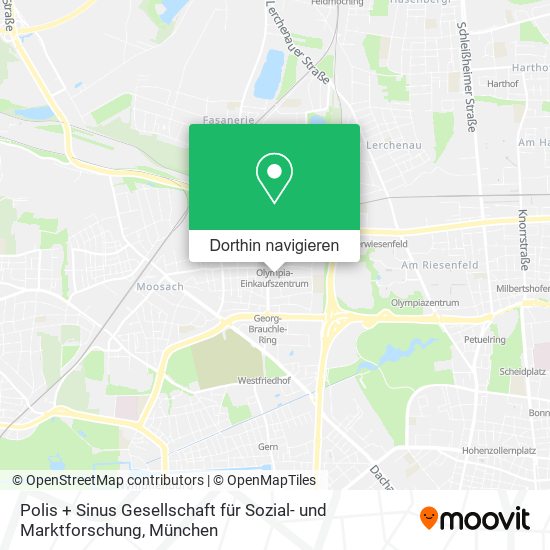 Polis + Sinus Gesellschaft für Sozial- und Marktforschung Karte