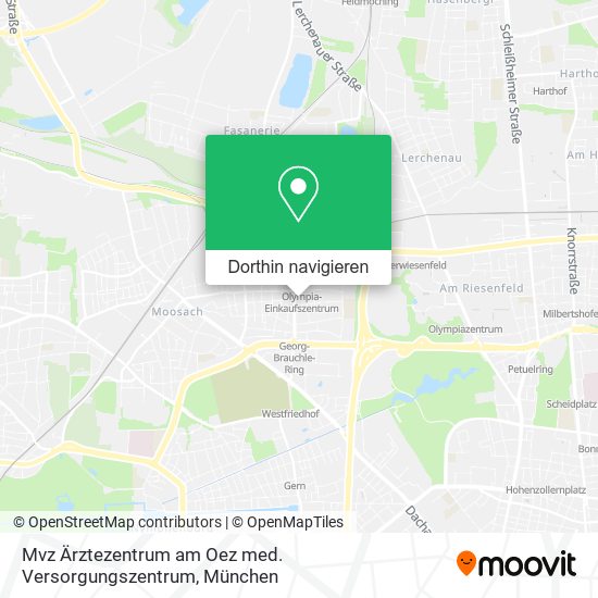 Mvz Ärztezentrum am Oez med. Versorgungszentrum Karte