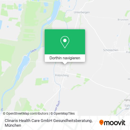 Clinaris Health Care GmbH Gesundheitsberatung Karte