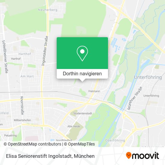 Elisa Seniorenstift Ingolstadt Karte