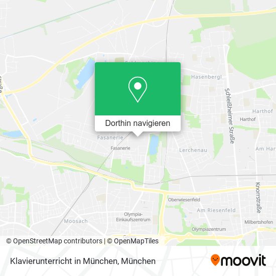 Klavierunterricht in München Karte