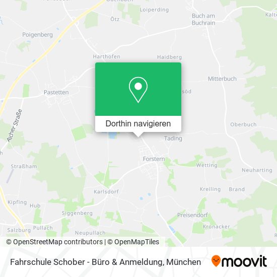 Fahrschule Schober - Büro & Anmeldung Karte