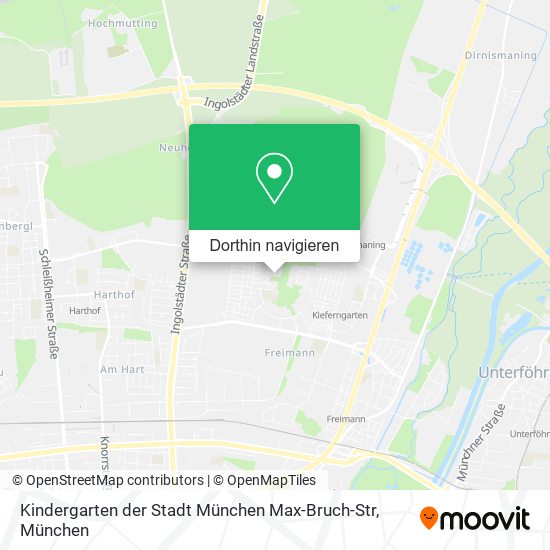 Kindergarten der Stadt München Max-Bruch-Str Karte