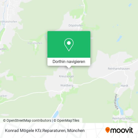 Konrad Mögele Kfz.Reparaturen Karte